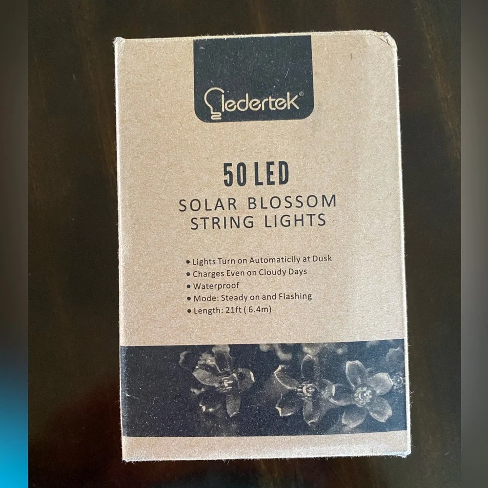 Ledertek Solar Blossom LED String Lights